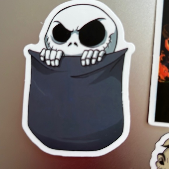 Set of 6 Jack Skellington Nightmare Before Christmas Waterproof Stickers - Picture 6 of 7